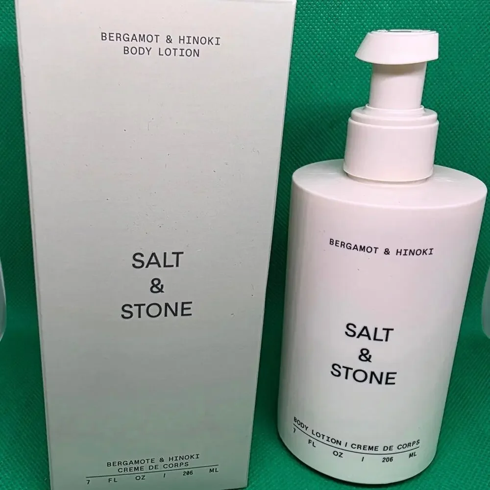 New Salt & Stone Body Lotion | 7 fl oz. | Bergamot & Hinoki Scent